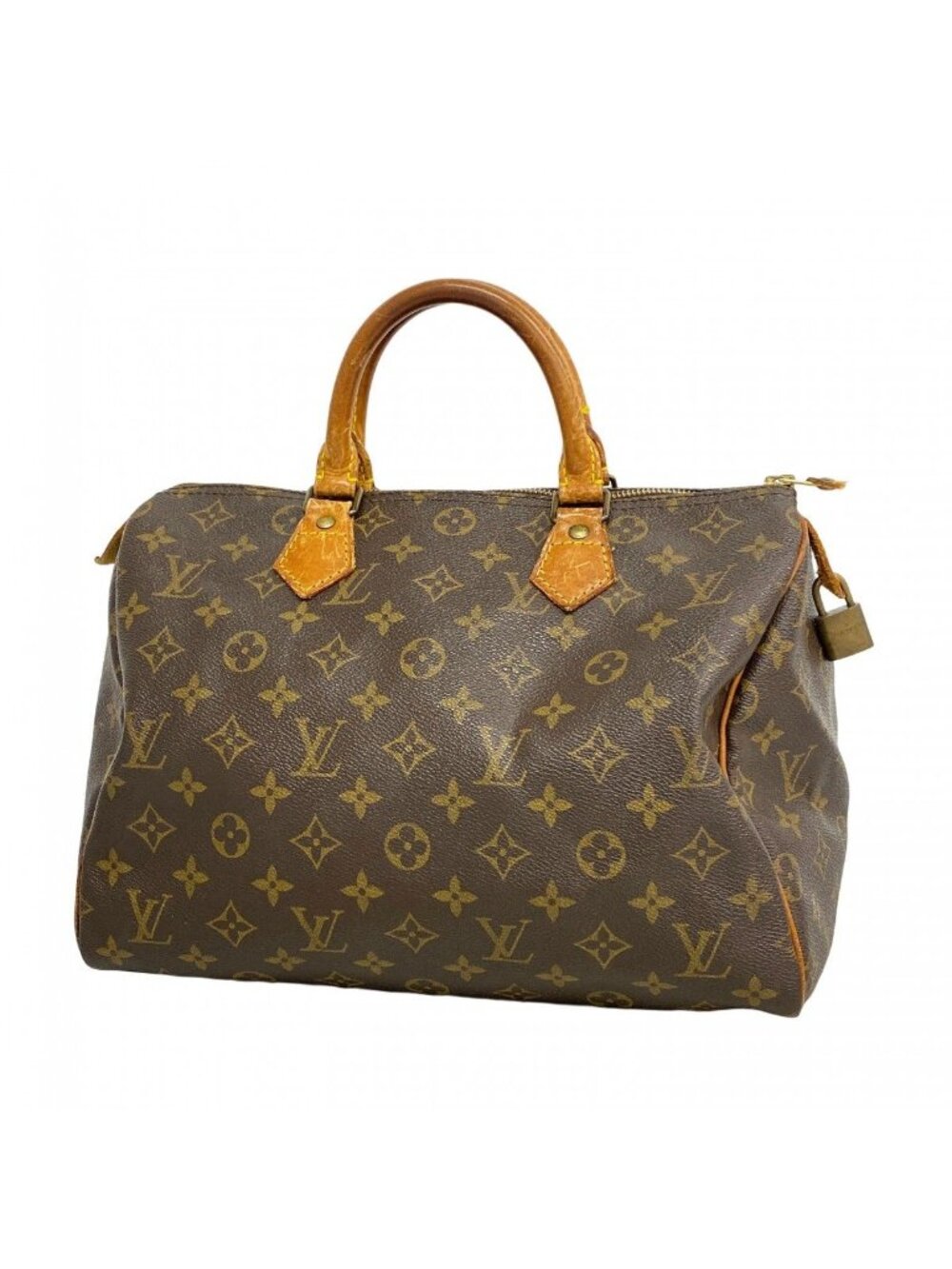Louis Vuitton Handbag Monogram Speedy 30 Brown